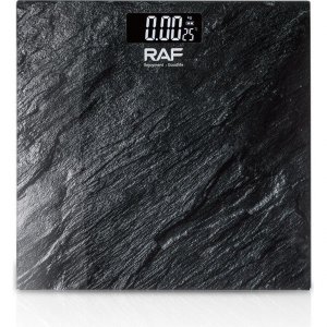 Ψηφιακή Ζυγαριά  – Μοντέρνο Design &amp; Αντοχή 180kg - Tempered Glass, Ένδειξη Θερμοκρασίας &amp; Αυτόματη Λειτουργία
