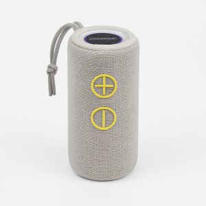 Φορητό Bluetooth Ηχείο – 20W, ExtraBass &amp; Αδιαβροχοποίηση IPX6 - TWS Σύνδεση, RGB Φωτισμός &amp; Δυνατός Ήχος για Παντού Γκρι