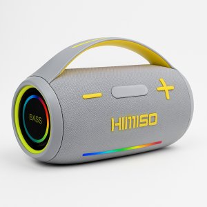 Bluetooth Ηχείο 30W – Αδιάβροχο IPX6 με RGB Φωτισμό Γκρι