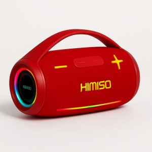 Bluetooth Ηχείο 30W – Αδιάβροχο IPX6 με RGB Φωτισμό Κόκκινο