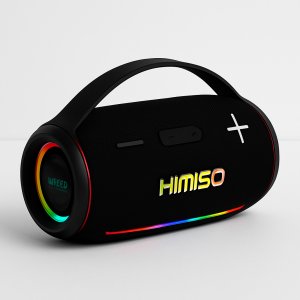 Bluetooth Ηχείο 30W – Αδιάβροχο IPX6 με RGB Φωτισμό Μαύρο