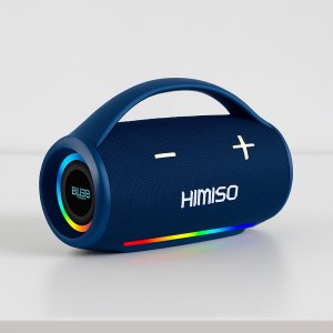 Bluetooth Ηχείο 30W – Αδιάβροχο IPX6 με RGB Φωτισμό Μπλε