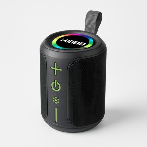 Φορητό Bluetooth Ηχείο 8W – TWS &amp; RGB Φωτισμός - True Wireless Stereo, Mini Speaker, USB, Handsfree για Πάρτι, Εκδρομές Γκρι