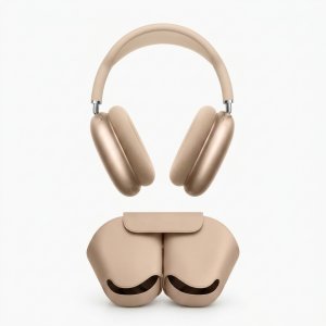 Ακουστικά Κεφαλής Bluetooth – Noise Cancelling &amp; Άνετη Εφαρμογή - Over-Ear, Ρυθμιζόμενη Στέκα, Με Θήκη Προστασίας Χρυσό