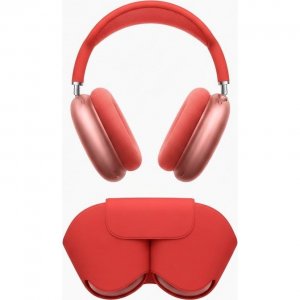 Ακουστικά Κεφαλής Bluetooth – Noise Cancelling &amp; Άνετη Εφαρμογή - Over-Ear, Ρυθμιζόμενη Στέκα, Με Θήκη Προστασίας Κόκκινο