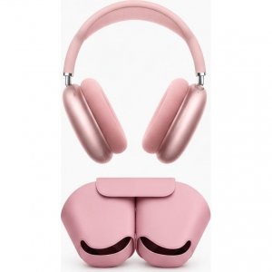 Ακουστικά Κεφαλής Bluetooth – Noise Cancelling &amp; Άνετη Εφαρμογή - Over-Ear, Ρυθμιζόμενη Στέκα, Με Θήκη Προστασίας Ροζ