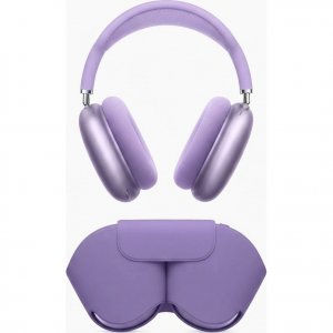 Ακουστικά Κεφαλής Bluetooth – Noise Cancelling &amp; Άνετη Εφαρμογή - Over-Ear, Ρυθμιζόμενη Στέκα, Με Θήκη Προστασίας Μωβ