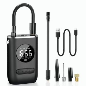 Φορητό Κομπρεσέρ Αυτοκινήτου – 150 PSI, LCD οθόνη, Επαναφορτιζόμενο &amp; Αυτόματο στοπ