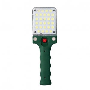 Φορητή Επαναφορτιζόμενη Λάμπα Εργασίας - 24 LEDs, Μαγνήτης &amp; Γάντζος για Συνεργεία