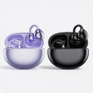 Ακουστικά Bluetooth - Σταθερή εφαρμογή &amp; Έξυπνος Touch Έλεγχος - Κλιπ Αυτιών, Θήκη Φόρτισης, Ασύρματα