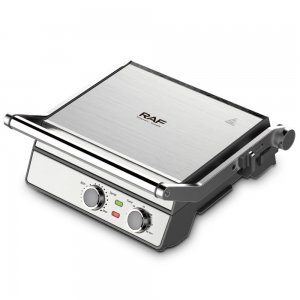 Ηλεκτρική Ψηστιέρα Grill - 2200W, 180° άνοιγμα &amp; Διπλές Αντικολλητικές Πλάκες