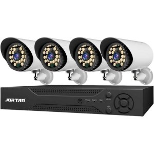 Σετ Κάμερες Ασφαλείας CCTV - 4 Κάμερες AHD 1080P με DVR - Νυχτερινή Όραση, IP66 Αδιάβροχες, Απομακρυσμένη Πρόσβαση, Intercom