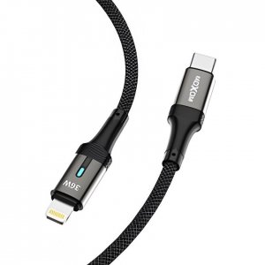Καλώδιο USB-C σε Lightning - Γρήγορη φόρτιση 36W, Smart Auto Power Off, μήκος 1.2m
