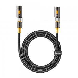 Καλώδιο USB-C σε USB-C 240W - Φόρτιση, LED φακός και αναπτήρας, 1.2m