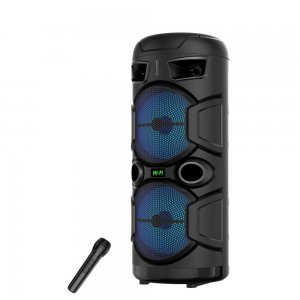 Φορητό Ηχείο Bluetooth 20W με Μικρόφωνο - RGB Φωτισμός, AUX, USB, Κάρτα Μνήμης, Έως 10 ώρες