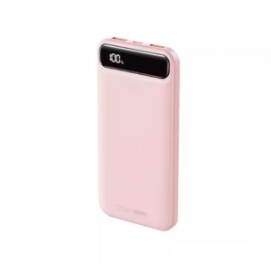 Power Bank 10000mAh - Ταχεία Φόρτιση 22.5W, PD+QC, Ψηφιακή Οθόνη, Ροζ
