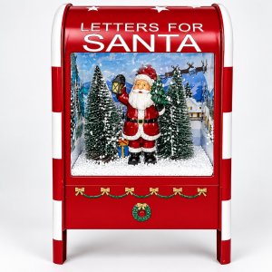 Χριστουγεννιάτικο Φανάρι Xmasfest - LED Φως, Κινούμενο Χιόνι και Μουσική - 3 Λειτουργίες, 33x21x12,5cm
