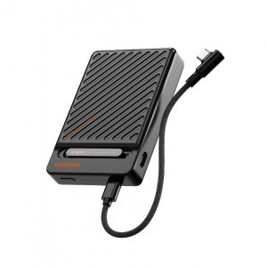 Power Bank 10000mAh - PD20W, Ασύρματη Φόρτιση 15W και Ενσωματωμένο Καλώδιο USB-C