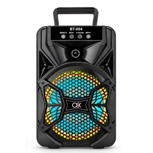 Ηχείο Karaoke 6.5 με Bluetooth, RGB LED &amp; Μικρόφωνο - Φορητή Μουσική Διασκέδαση