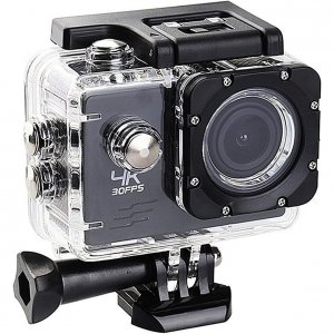 Action Camera 4K με WiFi - Ευρυγώνιος Φακός 170° και Αδιάβροχη Θήκη - Οθόνη 2, 30FPS για Tαξίδια και Αθλητικές Δραστηριότητες