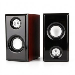 Ηχεία Υπολογιστή 2.0 Stereo - Ήχος 5W με USB και Jack 3.5mm, Ρύθμιση Έντασης