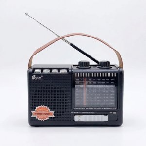 Ρετρό Ραδιόφωνο - Bluetooth, AM/FM/SW, USB &amp; TF Card Μαύρο