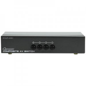 RCA AUDIO,VIDEO SWITCH 4 σε 1 KONIG