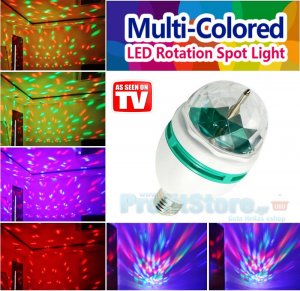 Mini DJ LED Disco Party Lamp - Φωτορυθμικό Λάμπα LED για Πάρτυ