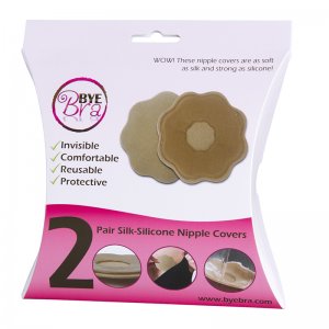 Αόρατα Κάλυμματα Θηλών ByeBra Silk-Silicone Nipple Covers - 4 τεμάχια