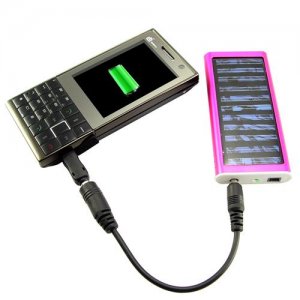 Ηλιακός Φορτιστής Battery Pack για Κινητά, MP3 Player - Solar Power Charger