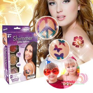 Κιτ για Προσωρινά Τατουάζ - Shimmer Glitter Tattoos