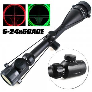Διόπτρα Μονόκυαλο Σκοπευτικό - Hunting Rifle Scope 6-24Χ50AOEG Illuminated Zoom x24