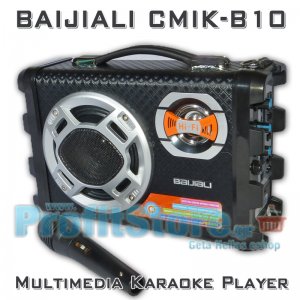 Φορητό Ηχοσύστημα USB,SD Karaoke Mp3 Player - Multimedia Speaker BAIJIALI CMIK-B10