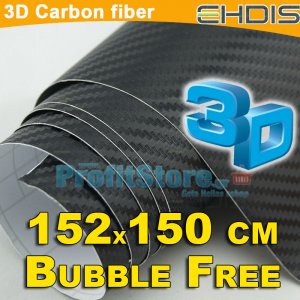 Διακοσμητική Αυτοκόλλητη Ταινία 3D CARBON - Ρολό 152x150cm