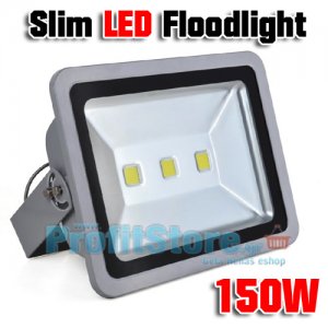 Slim Προβολέας LED 150W - Αδιάβροχος IP65 Υψηλής Απόδοσης - 80 οικονομία