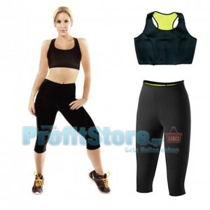 Μακρύ Κολάν &amp; Top Lastex Body Shapers για Εφίδρωση &amp; Αδυνάτισμα