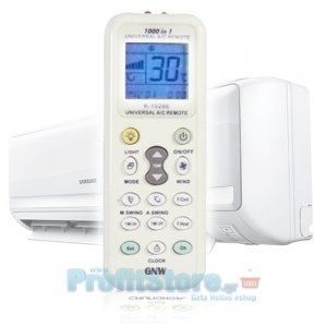Τηλεκοντρόλ για όλα τα Κλιματιστικά - Universal AC Remote με Φωτισμό LED