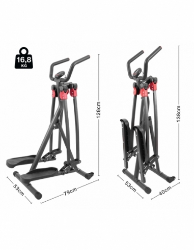 Amila Αεροπερπατητής Διπλής Κίνησης 2-in-1 Air Walker & Split Thigh 44079