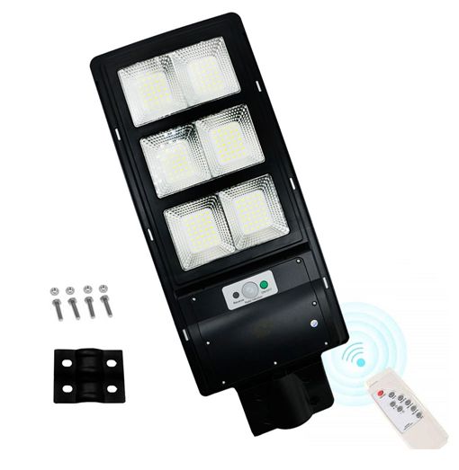 Αδιάβροχο Ηλιακό Φωτιστικό Δρόμου LED 300W 210 SMD Αισθητήρα Κίνησης και Τηλεχειριστήριο Jortan