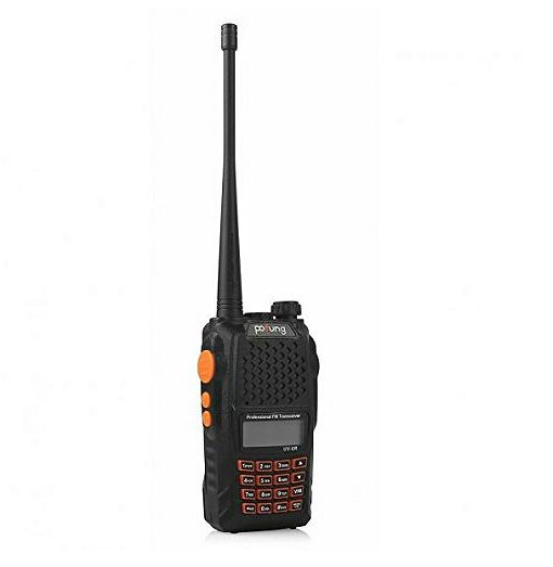 2 Ασύρματοι Φορητοί Πομποδέκτες Walkie Talkie Αμφίδρομη Eνδοεπικοινωνία Two Way Audio UHF VHF Pofung