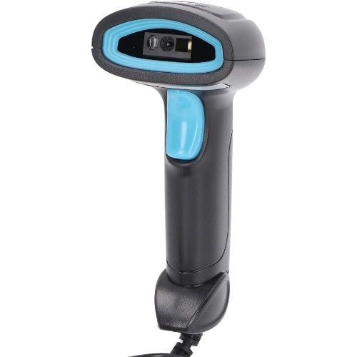 Ενσύρματο Barcode Scanner Χειρός Andowl με Δυνατότητα Ανάγνωσης 1D 2D και QR Barcodes Μαύρο-Μπλε