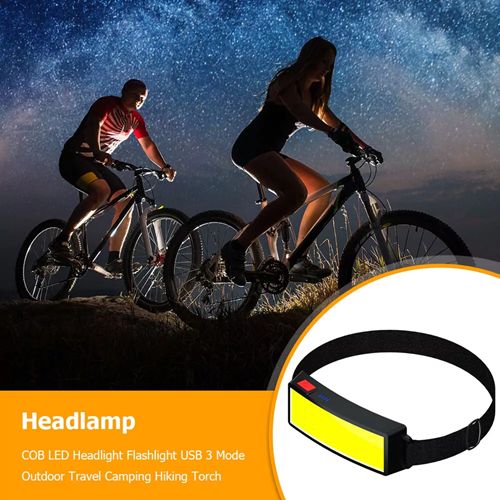 LED COB Επαναφορτιζόμενος Φακός Κεφαλής 500 Lumens 3 Λειτουργίες Φωτισμού LED COB Επαναφορτιζόμενος Φακός Κεφαλής 500 Lumens 3 Λειτουργίες Φωτισμού