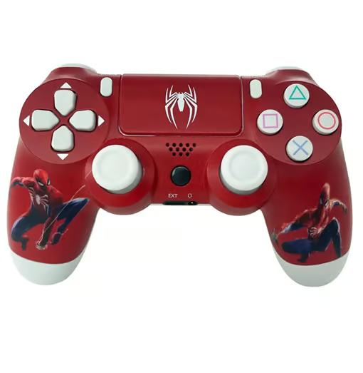 Doubleshock SPIDERMAN Ασύρματο Gamepad Χειριστήριο Παιχνιδιών για PS4 Κόκκινο με Αισθητήρες Κίνησης