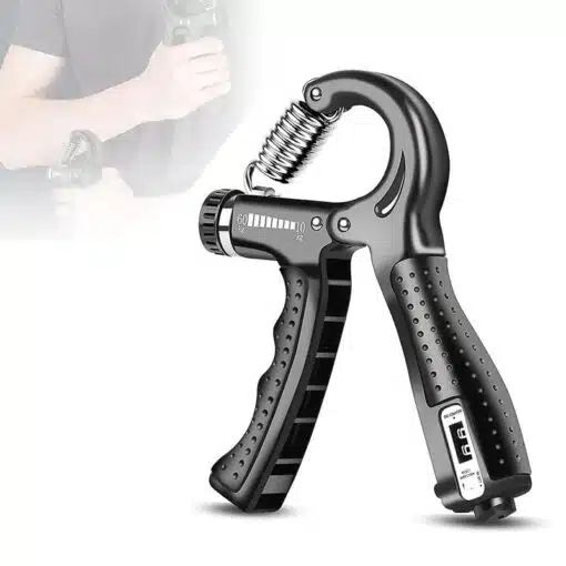 Andowl Ταναλάκι Χεριών με Αντίσταση έως 60kg Grip για Ενδυνάμωση - Εξάσκηση του Καρπού, Χεριών, Πάπιας – Μαύρο