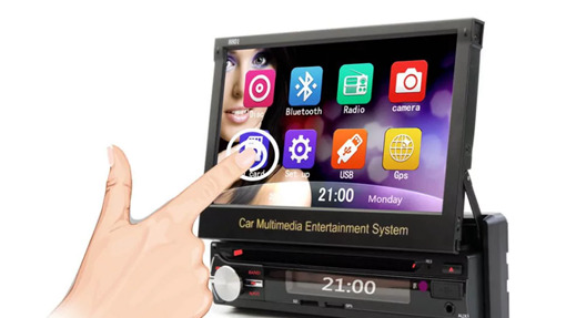 Ηχοσύστημα Multimedia Αυτοκινήτου 1 DIN με Οθόνη Αφής - GPS, Bluetooth, FM, AUX - BEKO