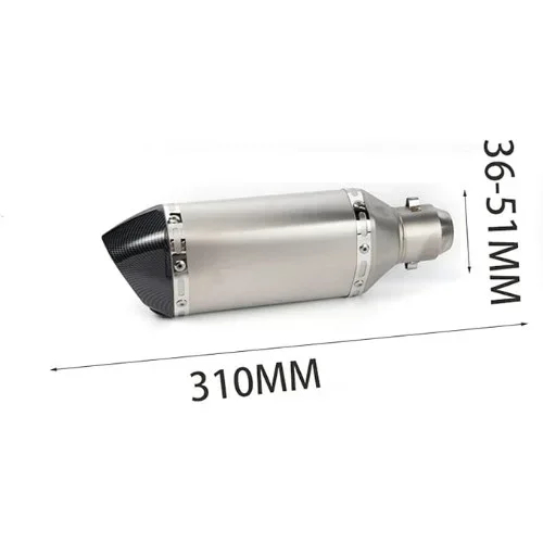 Universal Εξάτμιση Μηχανής - Τελικό Εξάτμισης 36-51mm Carbon