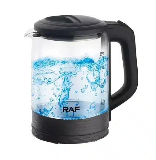 Ηλεκτρικός Βραστήρας σε Μαύρο Χρώμα 1350W 1.8lt RAF