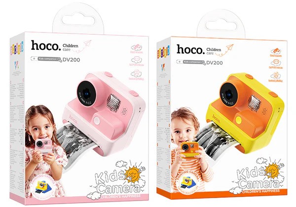 Compact Παιδική Φωτογραφική Μηχανή 48MP με Θερμικό Εκτυπωτή & Οθόνη 2 Ιντσών - Hoco
