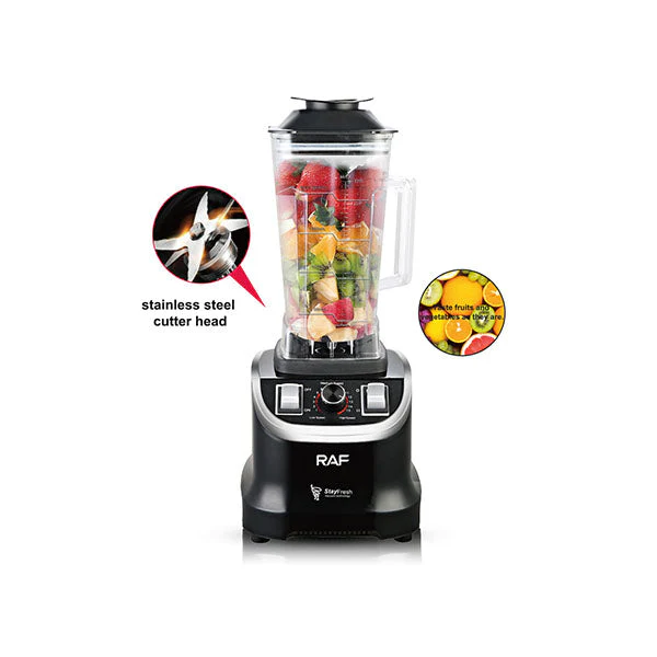 Ισχυρό Ηλεκτρικό Μπλέντερ 1200W RAF 2LT Για Smoothies 