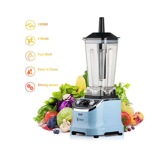 Ισχυρό Ηλεκτρικό Μπλέντερ 1200W RAF 2LT Για Smoothies 